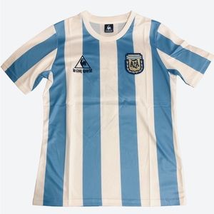 Maillot Le Coq Sportif Argentine 1986 – Maradona N°10 – Taille M – Collection